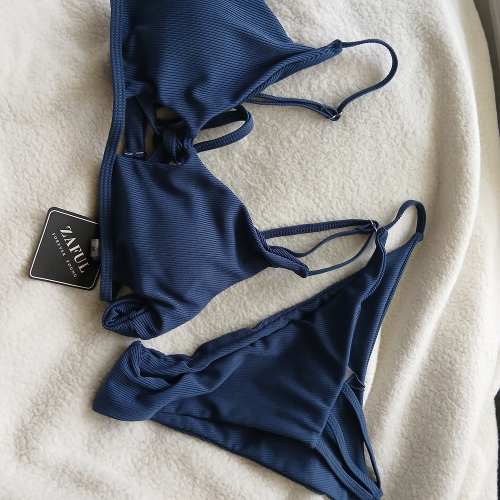Zaful Blue Bikini Set